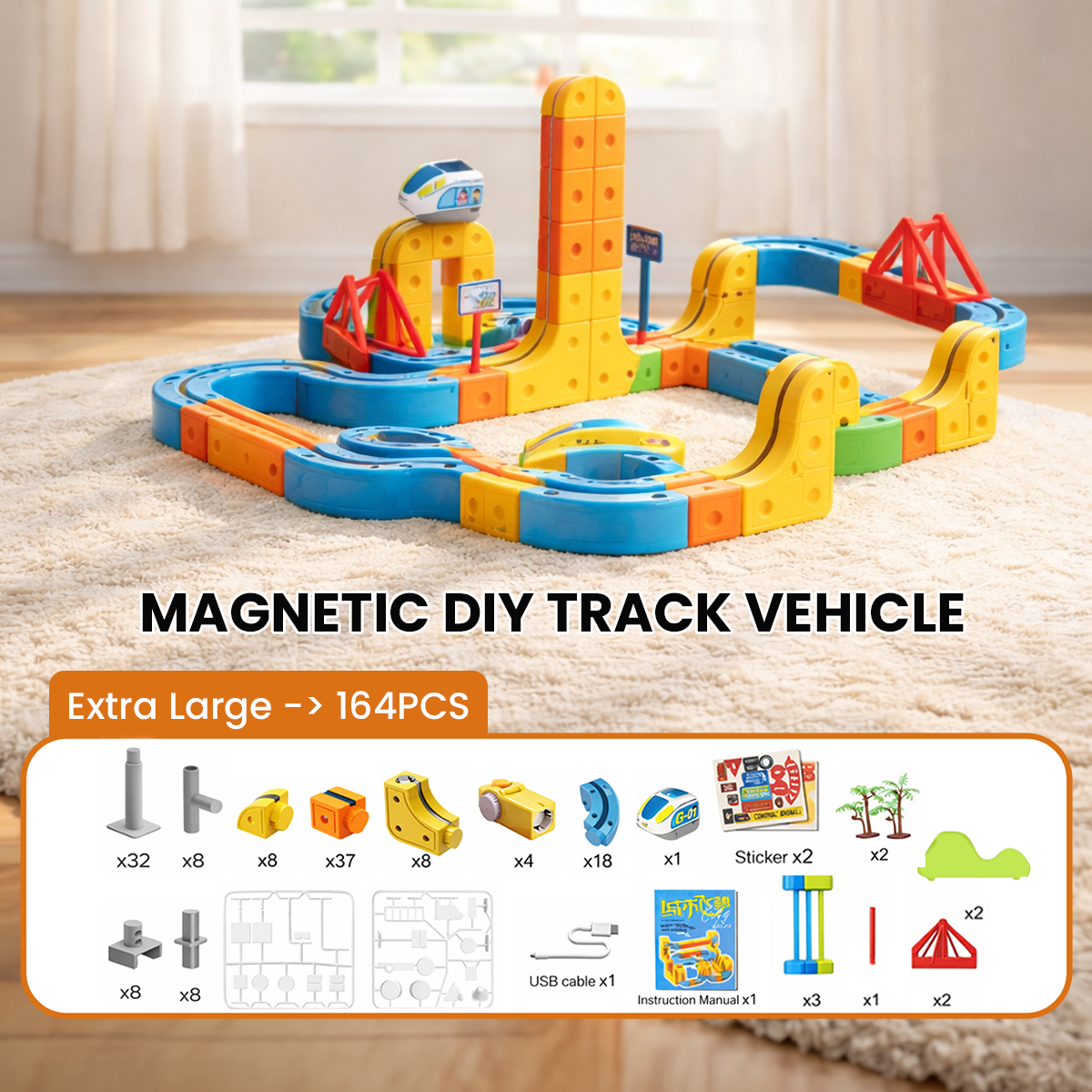 MagnaLoop Express Train Set