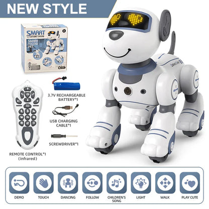 Interactive Robot Dog with Programming, Stunt Features, Touch Sensors